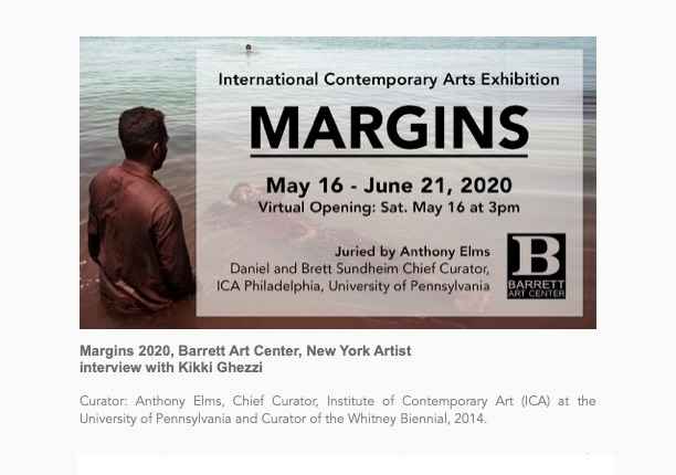 Margins 2020, curated by Anthony Elms, Barrett Art Center, NY (online exhibition)